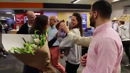 Emoção do reencontro