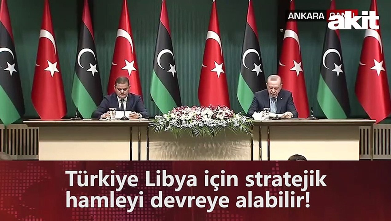 Türkiye Libya için stratejik hamleyi devreye alabilir!