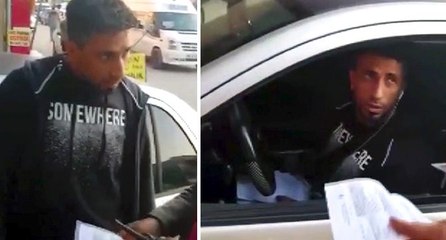 Korsan taksicinin aracına sivil polis binerse…