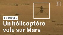 Les images d’Ingenuity, le premier hélicoptère à voler sur Mars
