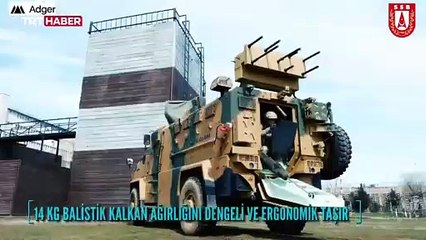 Balistik kalkan BALA KTS-14, Jandarma'ya teslim edildi