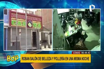 Descargar video: Comas: delincuentes roban salón de belleza y pollería aprovechando el toque de queda