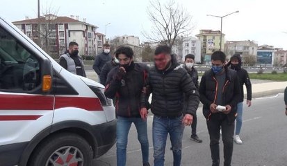 SİLİVRİ'DE PANELVAN ARAÇ İLE MOTOSİKLET ÇARPIŞTI
