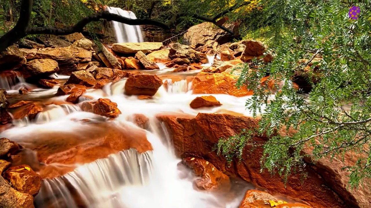 15 Minute Deep Relaxing Music | Calming | Soothing | Positive Energy | Self-love | Sleep | Study | Waterfall | Landscape | Stress-Relief