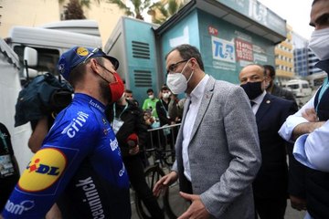 Bakan Kasapoğlu, Mark Cavendish ile bir araya geldi