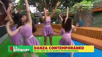 Natali nos mostró una hermosa presentación de danza contemporánea