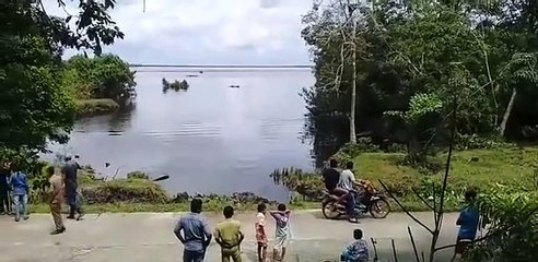 Küçük tsunami kamerada