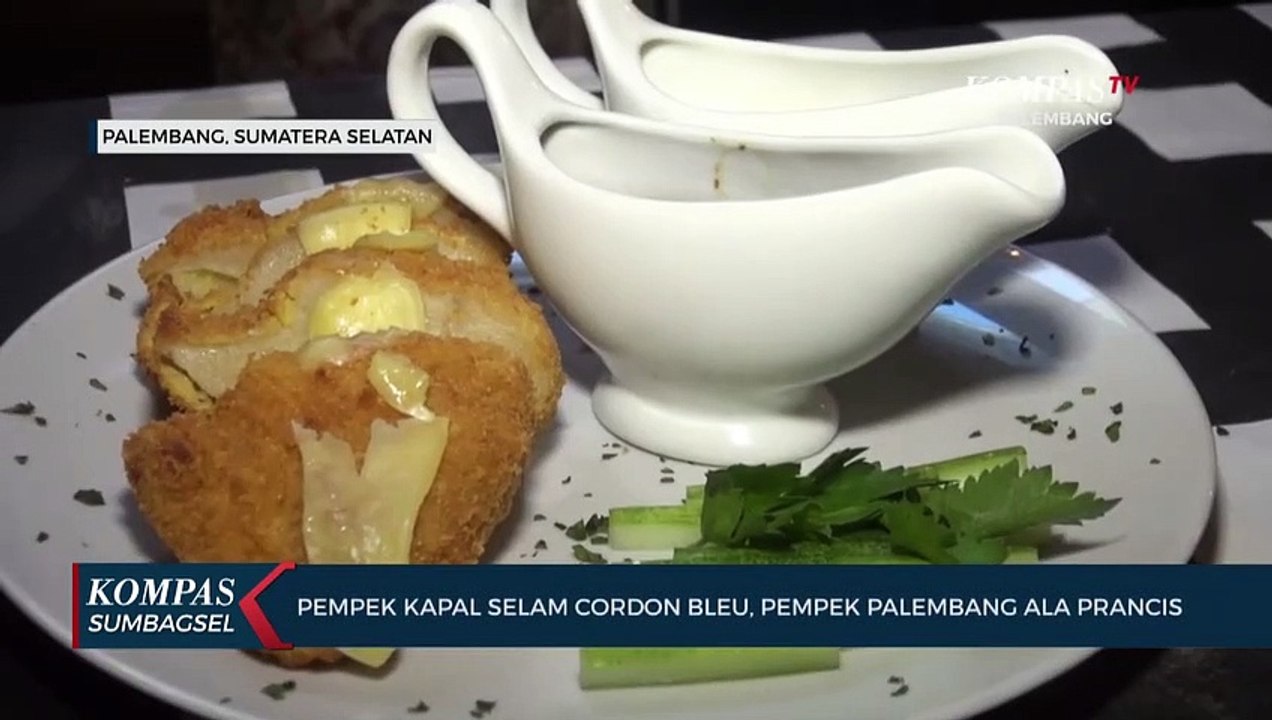 Pempek Kapal Selam Cordon Bleu, Pempek Palembang Ala Prancis