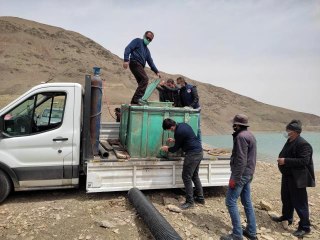 Van'da alabalık denetimleri yapıldı