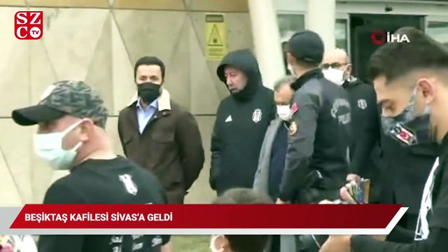Lider Beşiktaş kafilesi Sivas’a geldi