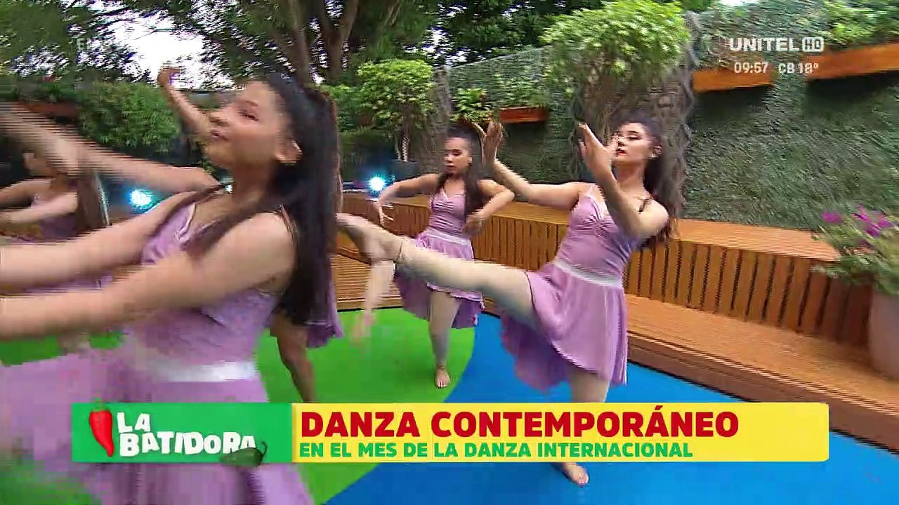 Natali nos mostró una hermosa presentación de danza contemporánea
