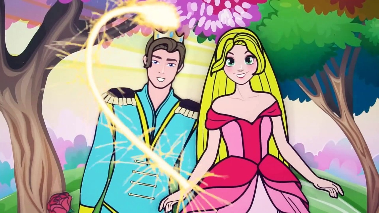 Paper Dolls Dress Up - Costume Rapunzel Princess Sparkling Stars Dress - Fairy Tales Teenagers