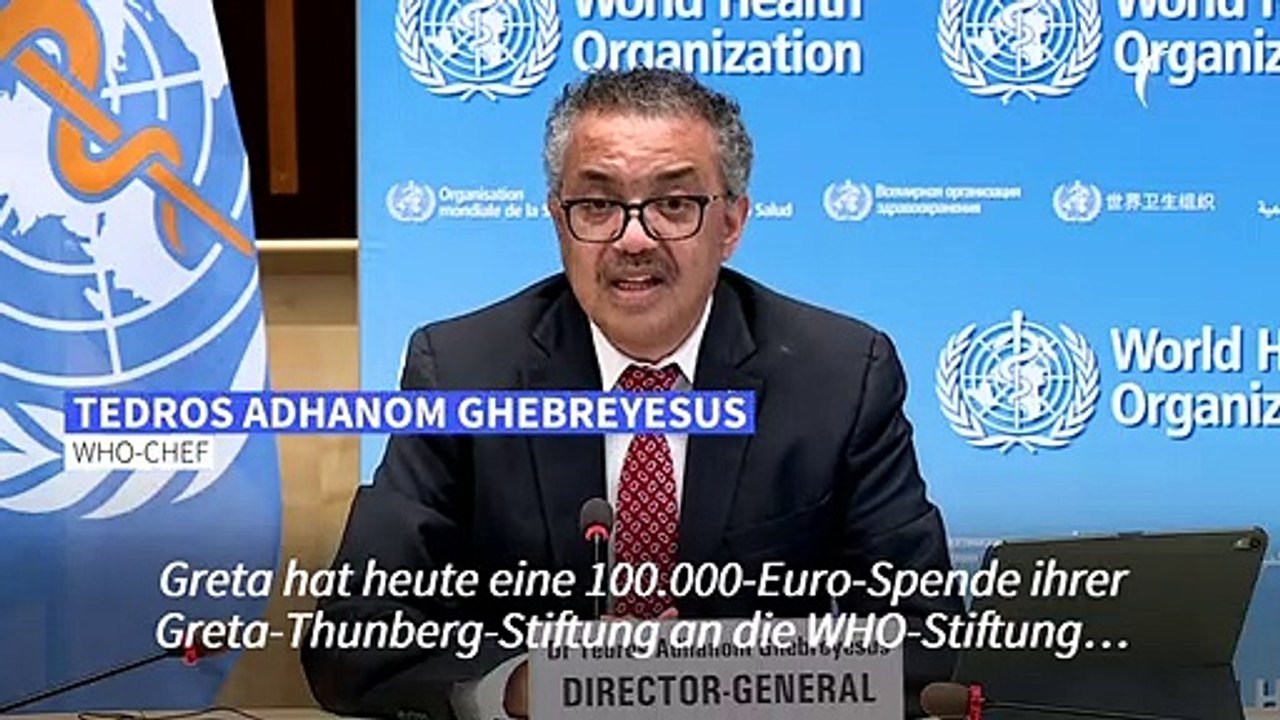 Greta thunberg spendet 100.000 euro an impfinitiative covax