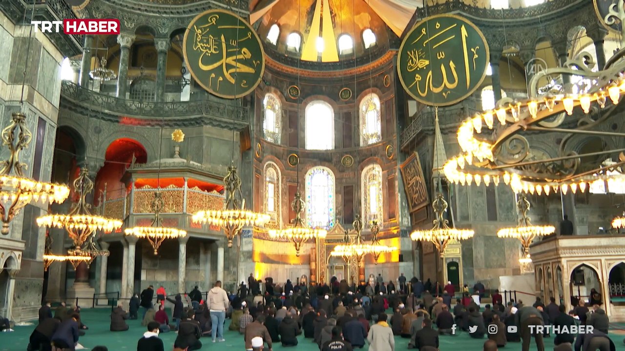 Ayasofya Camii'nin restorasyonunda en gelişmiş teknikler kullanılıyor