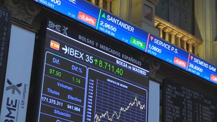 El Ibex 35 cierra arriba un 1,14 % en los 8.711 puntos, máximos del año