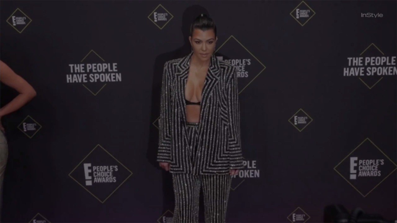 Kourtney Kardashian's Sparkly Fishnet Pants with Fringe Take Chaotic Dressing to a New Level