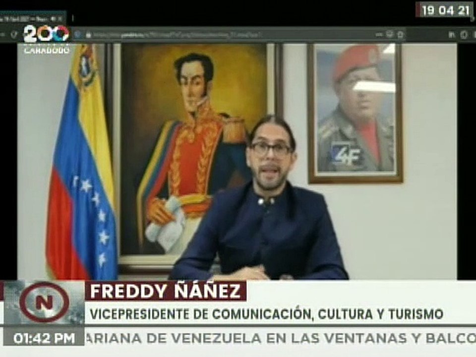 Freddy Ñáñez: Celebramos los lazos de cooperación con China en estos tiempos tan complejos para el mundo