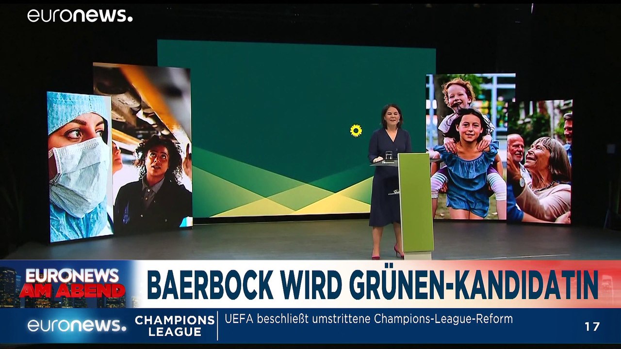 Grüne Annalena Baerbock will Kanzlerin werden - Euronews am Abend 19.04.