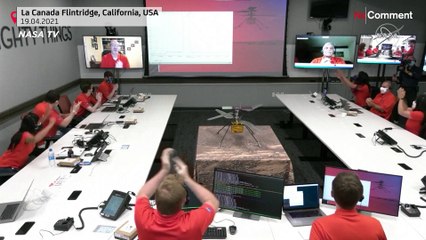 L'hélicoptère Ingenuity vole sur Mars et marque l'Histoire