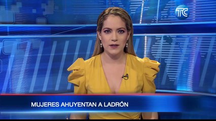 Mujeres se enfrentan a un ladrón que ingresó a robar a una peluquería