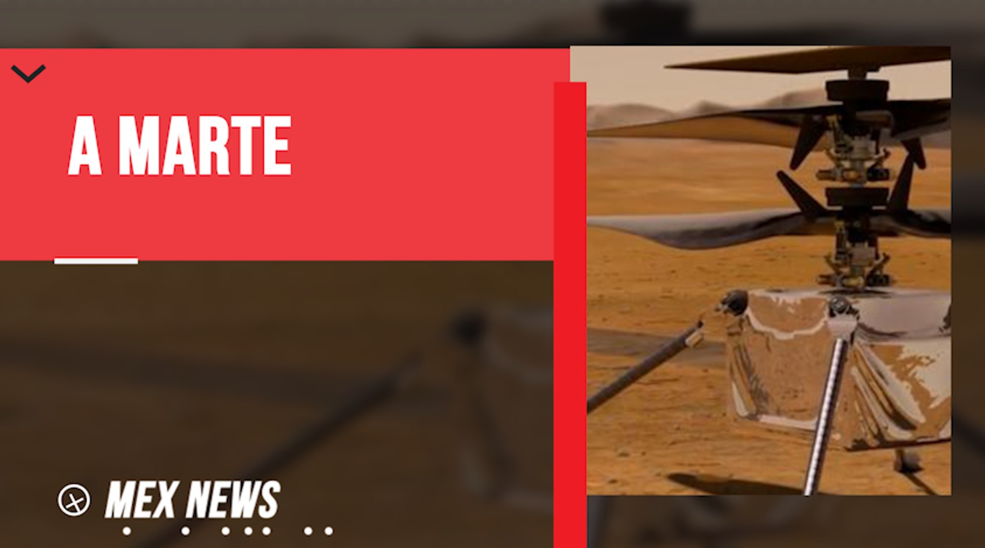 HELICÓPTERO CONSIGUE VOLAR EN MARTE