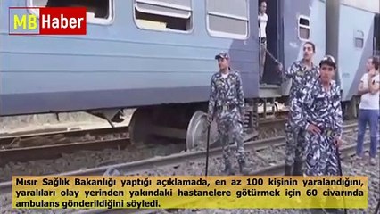 Mısır'da Tren Kazası 11 Kişi Hayatını Kaybetti