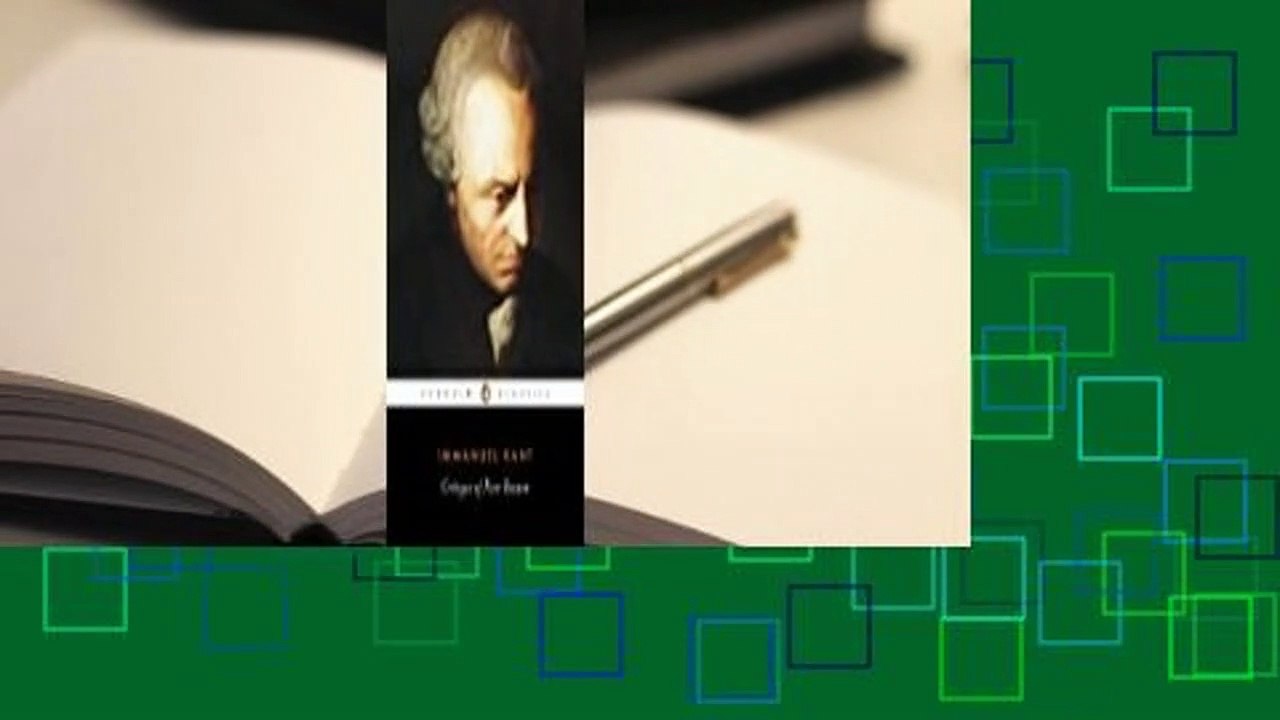 Full version  Critique of Pure Reason  For Free