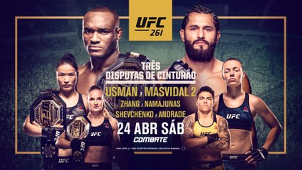 UFC 261: Usman x Masvidal 2 - Três disputas de título