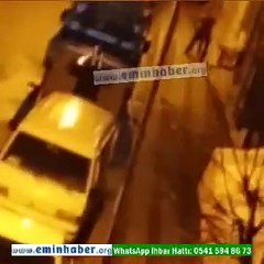 Sokak ortasında kadına şiddeti film izler gibi izlediler