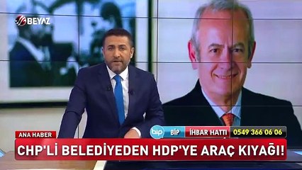 CHP'li Belediyeden HDP'ye araç kıyağı!