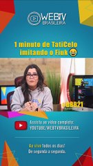 BBB 21: 1 MINUTO DE TATICELO IMITANDO O FIUK