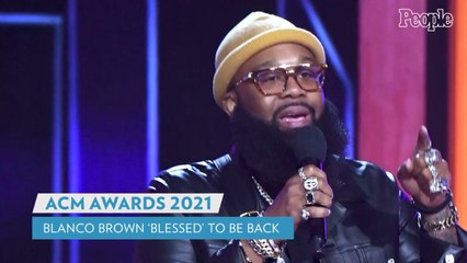Blanco Brown Says He's 'Blessed' After Returning to ACM Awards Following Motorcycle Crash