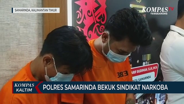 Polres Samarinda Bekuk Sindikat Narkoba