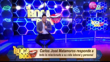 Se va del país?  Carlos José Matamoros responde sobre el rumor