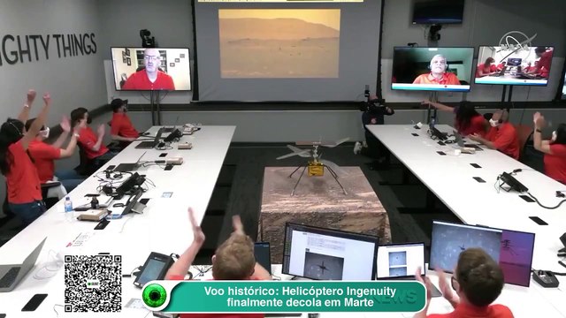 Voo histórico- Helicóptero Ingenuity finalmente decola em Marte