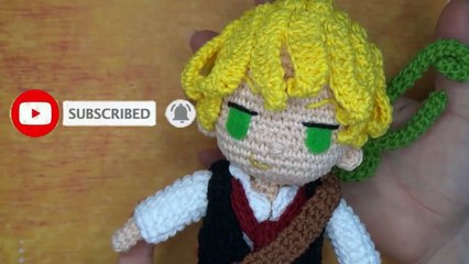 Meliodas Amigurumi Crochet Tutorial Part 1/4 - Subtitling In Spanish And English