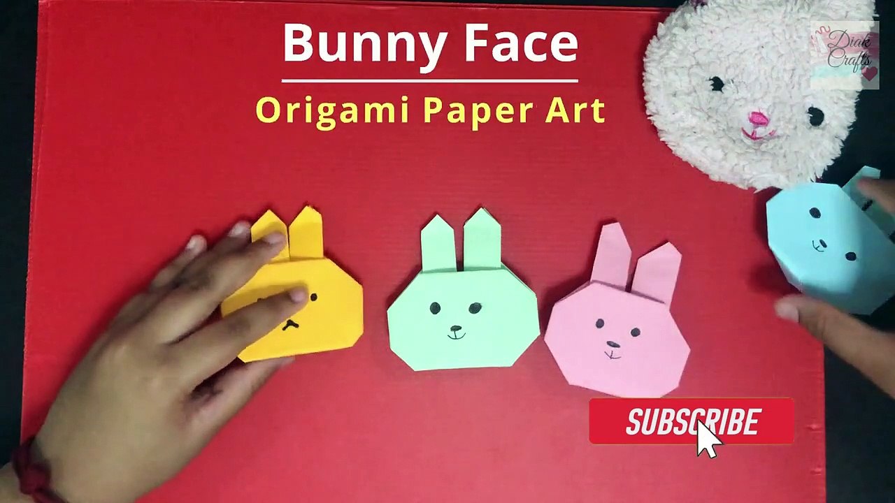 Origami Rabbit | Origami Bunny Face | Origami Animals | Diy Origami