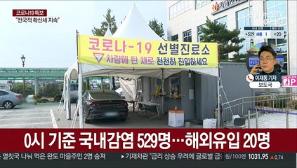 코로나19 신규확진 549명…이틀연속 500명대