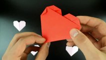 Easiest Origami Heart Ever! - Tutorial In English (Br) @Easy Origami & Crafts