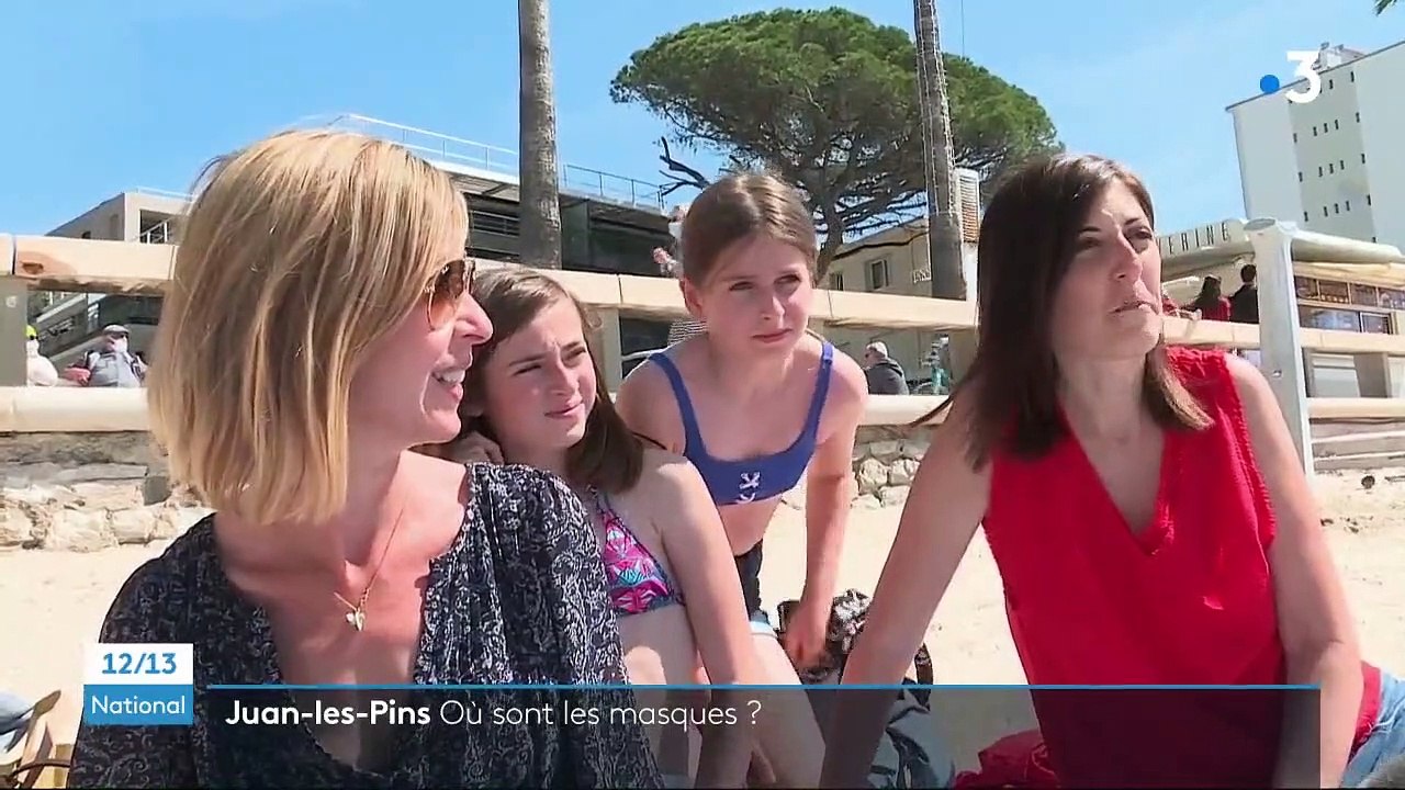 Alpes-Maritimes : le port du masque peu respecté sur la plage de Juan-les-Pins