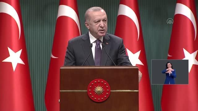 Son dakika: Cumhurbaşkanı Erdoğan: Irak ve Suriye sınırlarımızı terör örgütlerinin tacizinden kurtardığımız gibi sınırlarımız ötesinde de terör oluşumuna izin...