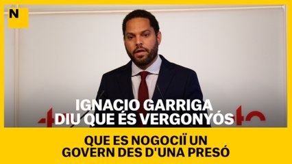 Скачать видео: Ignacio Garriga diu que és vergonyós que es negociï un Govern des d'una presó