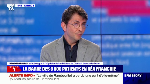 Plus de 6000 patients en réanimation en France: pour l'infectiologue Imad Kansau, la situation est grave dans certains hôpitaux