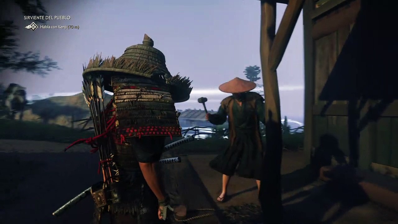Ghost of Tsushima, Gameplay Español 7, Ayudando a Kenji a recuperar la comida