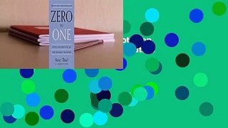 Full E-book  Zero to One: Notes on Startups, or How to Build the Future  For Kindle