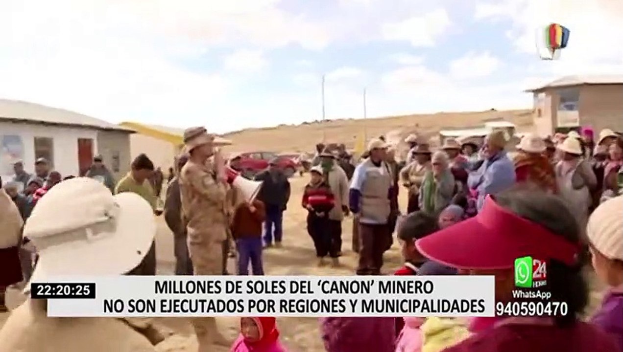 El 30 % del canon minero no se ejecuta: 294 obras de infraestructura paralizadas en las regiones