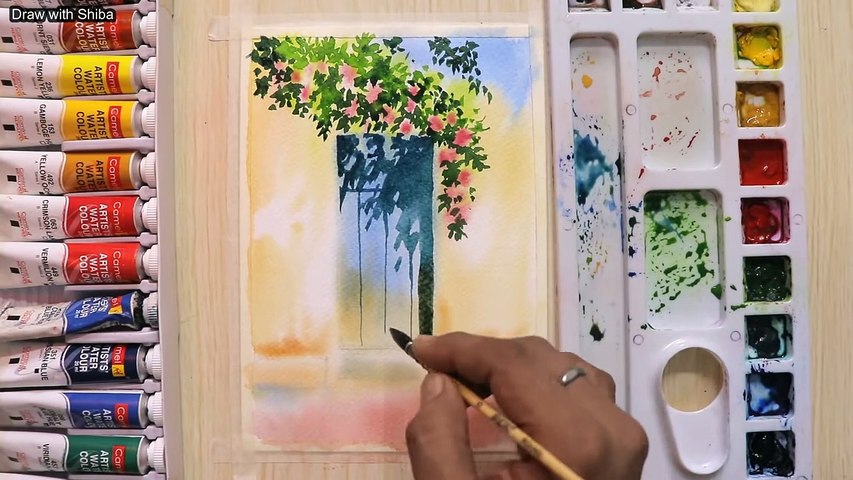 Beginner Watercolor Painting Video Tutorials Learn Watercolor Painting