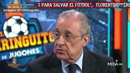 Florentino: «Es imposible que nos echen de la Champions porque la ley nos protege»