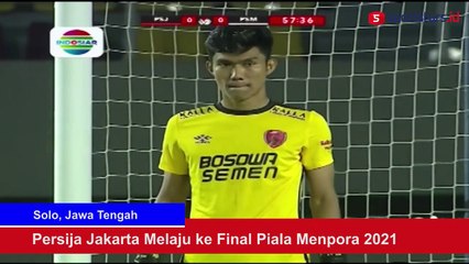 Persija Jakarta Melaju ke Final Piala Menpora 2021