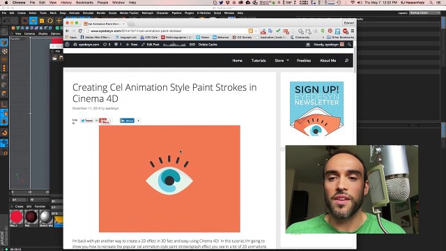 Cinema 4D Tutorial - Create 2D Cartoon Fire Effects